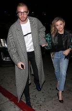 CHLOE MORETZ and Her Brother Trevor Arrive at a Private Louis Vuitton Dinner in West Hollywood 10/12/2019