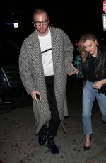 CHLOE MORETZ and Her Brother Trevor Arrive at a Private Louis Vuitton Dinner in West Hollywood 10/12/2019