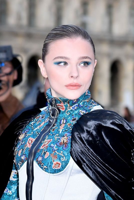 CHLOE MORETZ Arrives at Fashion Show in Paris 10/01/2019
