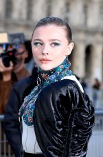 CHLOE MORETZ Arrives at Fashion Show in Paris 10/01/2019