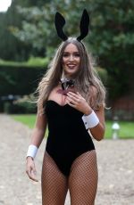 CHLOE ROSS on the Set of TOWIE Halloween Special 10/21/2019