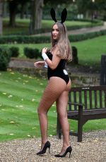 CHLOE ROSS on the Set of TOWIE Halloween Special 10/21/2019