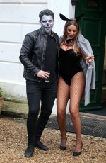 CHLOE ROSS on the Set of TOWIE Halloween Special 10/21/2019