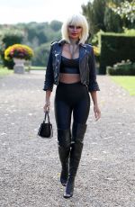 CHLOE SIMS on the Set of TOWIE Halloween Special 10/21/2019