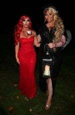 CHLOE SIMS on the Set of TOWIE Halloween Special 10/21/2019