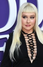 CHRISTINA AGUILERA at The Addams Family Premiere in Los Angeles 10/06/2019