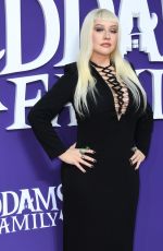CHRISTINA AGUILERA at The Addams Family Premiere in Los Angeles 10/06/2019