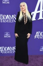 CHRISTINA AGUILERA at The Addams Family Premiere in Los Angeles 10/06/2019