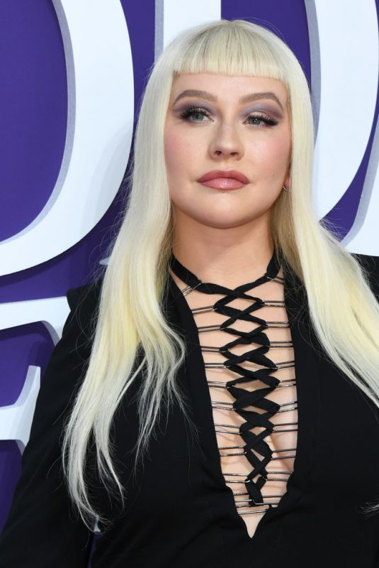 CHRISTINA AGUILERA at The Addams Family Premiere in Los Angeles 10/06/2019