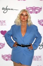 CHRISTINA AGUILERA Honored at Mask Off Gala in Las Vegas 10/03/2019