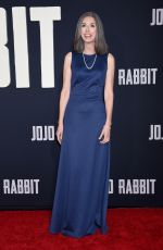 CHRISTINE LEUNENS at Jojo Rabbit Premiere in Los Angeles 10/15/2019