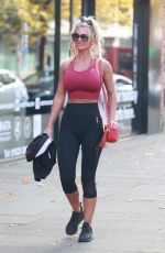 CHRISTINE MCGUINNESS Heading to a Gym in Wilmslow 10/23/2019