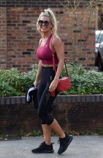CHRISTINE MCGUINNESS Heading to a Gym in Wilmslow 10/23/2019