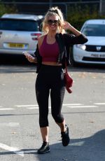 CHRISTINE MCGUINNESS Heading to a Gym in Wilmslow 10/23/2019