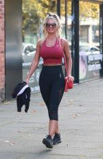 CHRISTINE MCGUINNESS Heading to a Gym in Wilmslow 10/23/2019