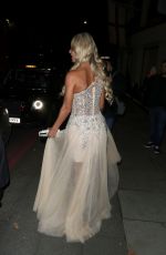 CHRISTINE MCGUINNESS Leaves Pride of Britain 2019 Awards in London 10/28/2019