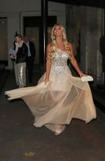 CHRISTINE MCGUINNESS Leaves Pride of Britain 2019 Awards in London 10/28/2019