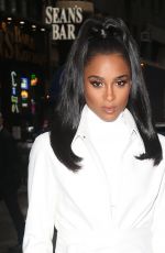 CIARA and DEBBIE GIBSON Arrives at Today Show in New York 10/30/2019