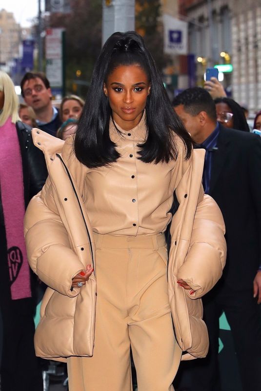 CIARA Arrives at Build Series in New York 10/30/2019