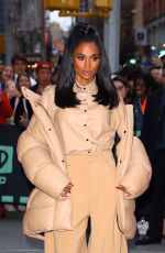 CIARA Arrives at Build Series in New York 10/30/2019