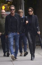 CINDY CRAWFORD and Rande Gerber Out Shopping in New York 10/30/2019