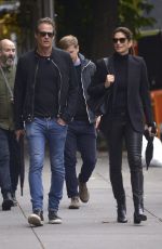 CINDY CRAWFORD and Rande Gerber Out Shopping in New York 10/30/2019