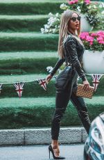 CJ LANA PERRY in Black Leather - Instagram Photos 01/30/2019