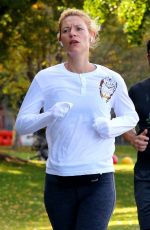 CLAIRE DANES Out for Morning Jog in New York 10/26/2019