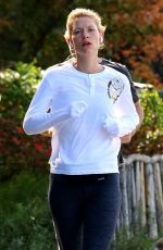 CLAIRE DANES Out for Morning Jog in New York 10/26/2019