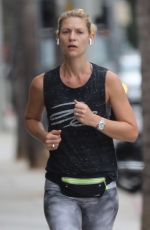 CLAIRE DANES Out Jog in Hollywood 10/07/2019