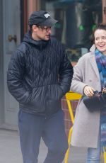 CLAIRE FOY and Matt Smith Out for Lunch in London 10/05/2019