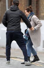 CLAIRE FOY and Matt Smith Out for Lunch in London 10/05/2019