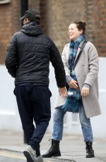 CLAIRE FOY and Matt Smith Out for Lunch in London 10/05/2019