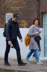 CLAIRE FOY and Matt Smith Out in London 10/09/2019