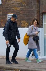 CLAIRE FOY and Matt Smith Out in London 10/09/2019