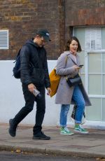 CLAIRE FOY and Matt Smith Out in London 10/09/2019
