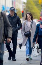 CLAIRE FOY and Matt Smith Out in London 10/09/2019