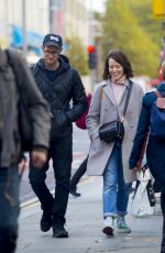 CLAIRE FOY and Matt Smith Out in London 10/09/2019