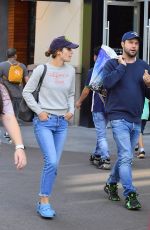 COBIE SMULDERS and Taran Killam Out at Disneyland 10/14/2019