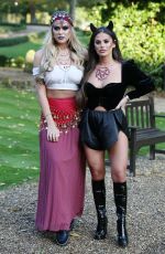 COURTNEY GREEN on the Set of TOWIE Halloween Special 10/21/2019