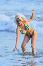 COURTNEY STODDEN in Bikini on the Beach in Malibu 10/23/2019