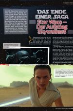 DAISY RIDLEY in Geek Magazine, Germany November 2019