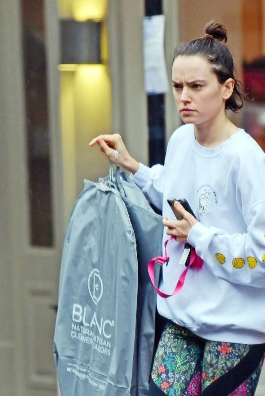 DAISY RIDLEY Out and About in London 10/24/2019
