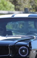 DAKOTA JOHNSON and Chris Martin Drive Out in a Vintage Shelby GT in Malibu 10/05/2019