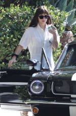 DAKOTA JOHNSON and Chris Martin Drive Out in a Vintage Shelby GT in Malibu 10/05/2019