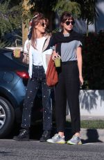 DAKOTA JOHNSON at Cha Cha Matcha in West Hollywood 10/08/2019