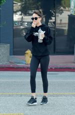 DAKOTA JOHNSON Leaves a Gym in Los Angeles 10/09/2019