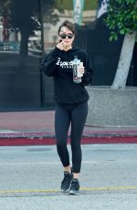 DAKOTA JOHNSON Leaves a Gym in Los Angeles 10/09/2019