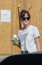 DAKOTA JOHNSON Out and About in Los Angeles 10/23/2019