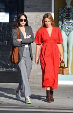 DAKOTA JOHNSON Out for Lunch with a Friend in Los Angeles 10/09/2019